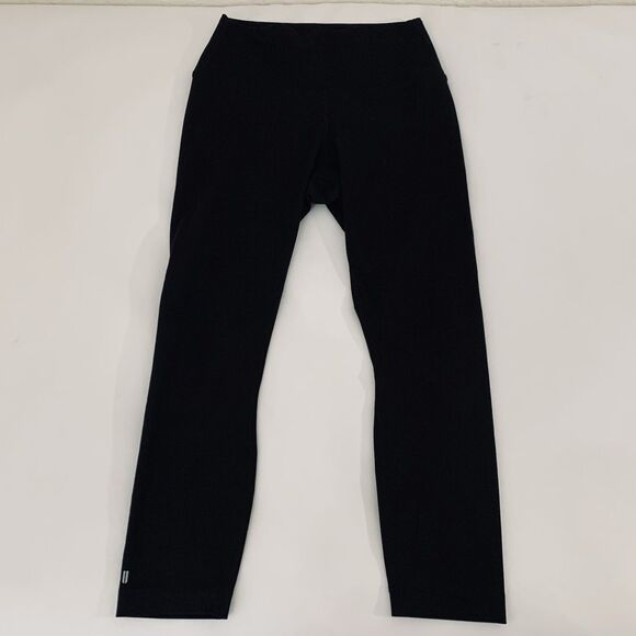 Nobull Leggings Women S Black Cropped 23" Workout Gym Exercise Crossfit Pilates - Picture 1 of 8